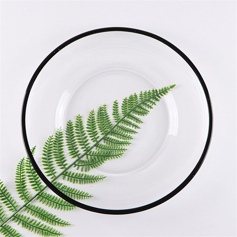 Wholesale Glass Charger Plate PZ-012 - Image 5